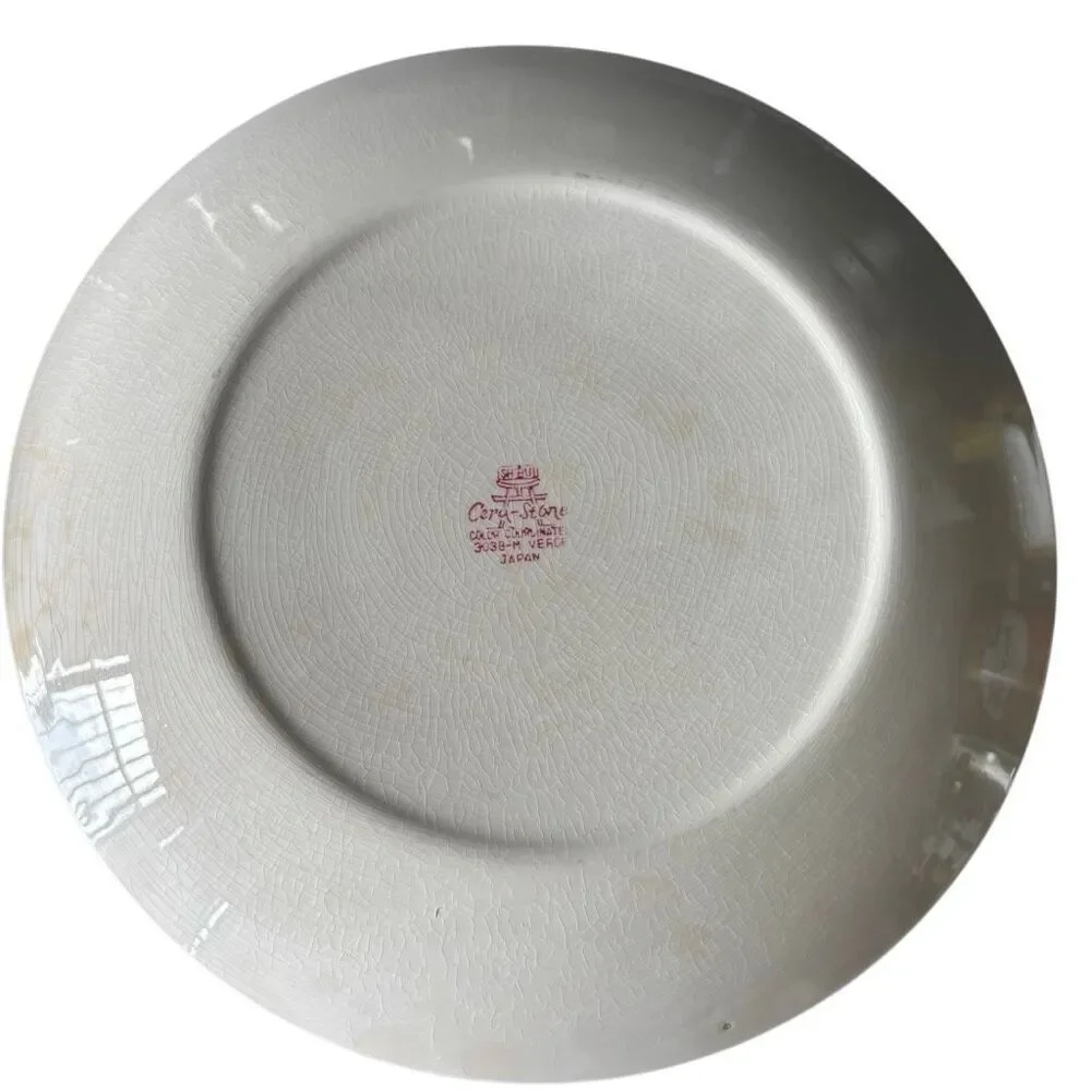 2 Micasa Cera-Stone 3038-M Verde 10 1/4” Dinner Plates Japan *Read*